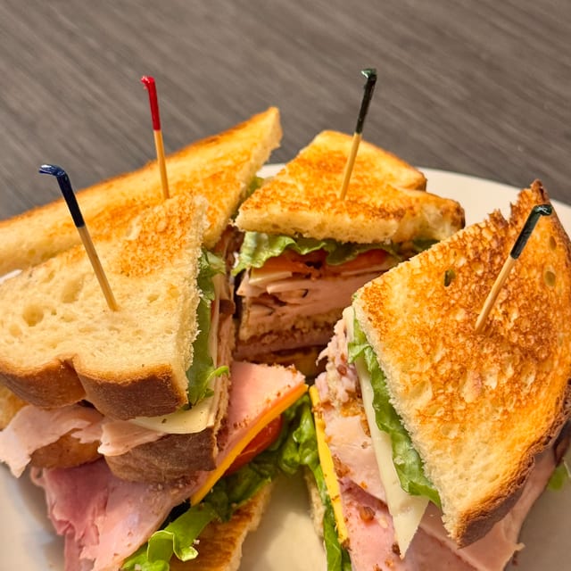 Triple Decker Club Sandwich.