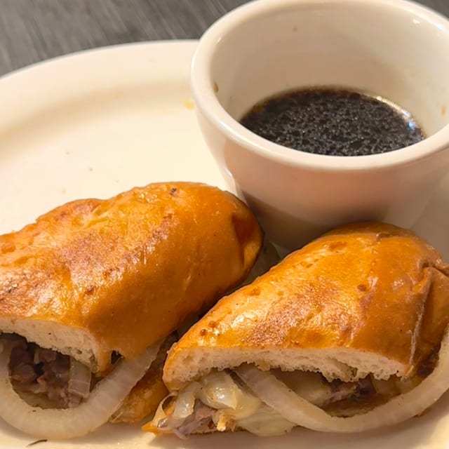 French Dip Sandwich.