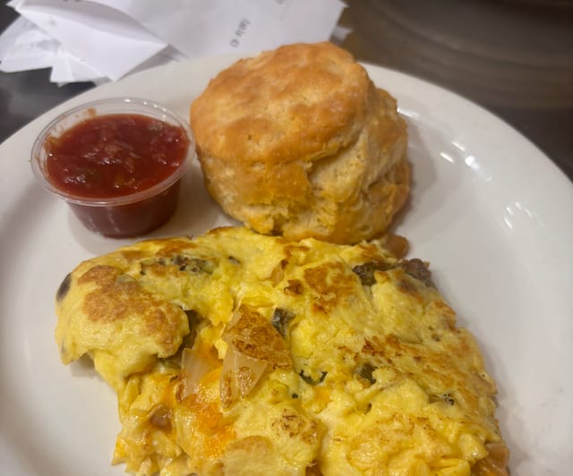 Mexican Omelette.