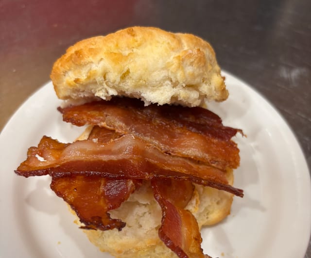Bacon Biscuit.