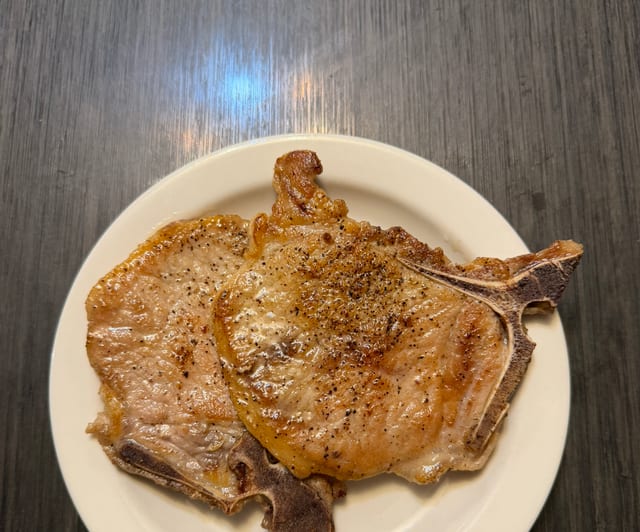 Pork Chop Combo.