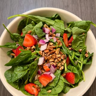 Strawberry & Spinach Salad
