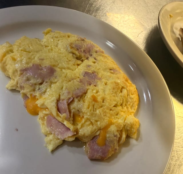 Ham and Cheese Omelette.